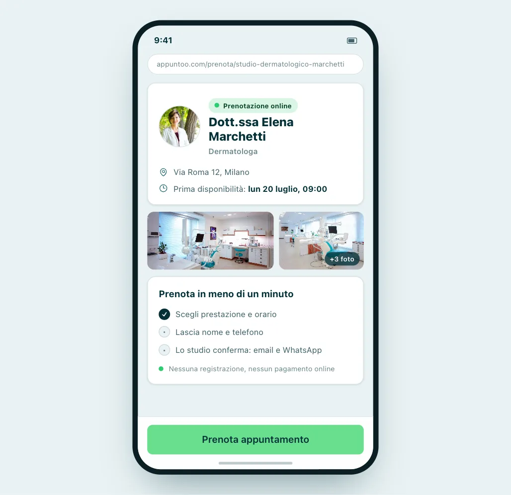 Appuntoo - Prenotazione online da smartphone