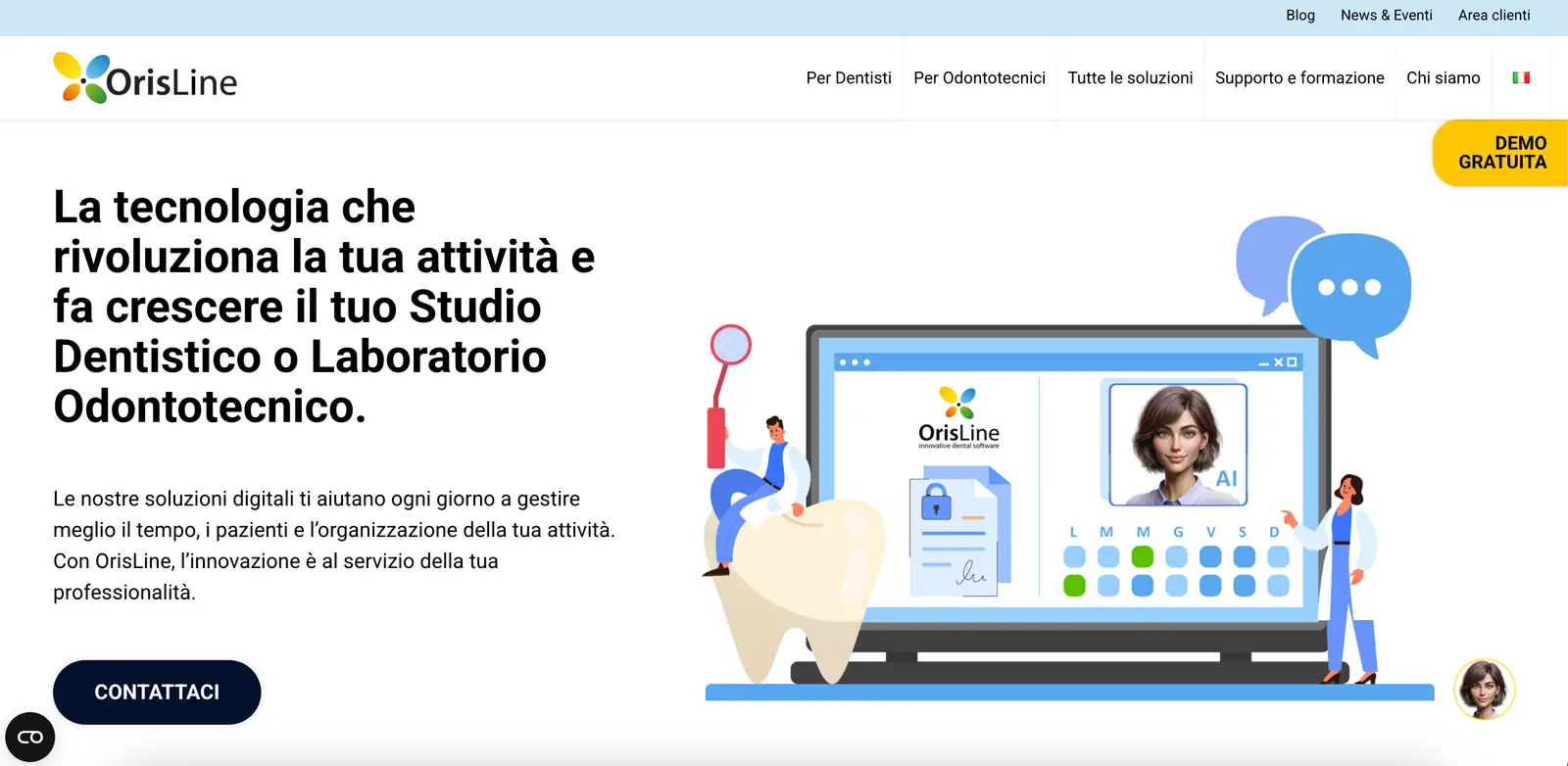 OrisLine - Homepage